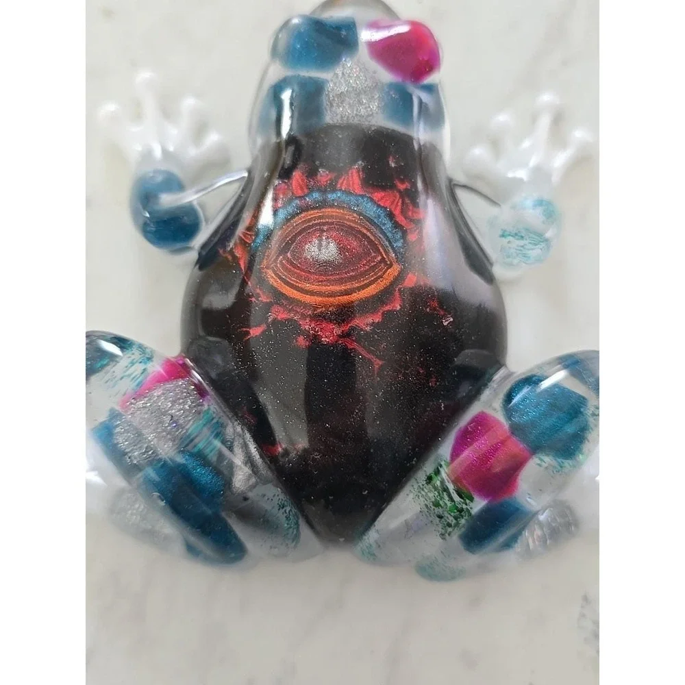 Handmade Resin Frog Home Decor Figure Gift Decoration Paperweight 719